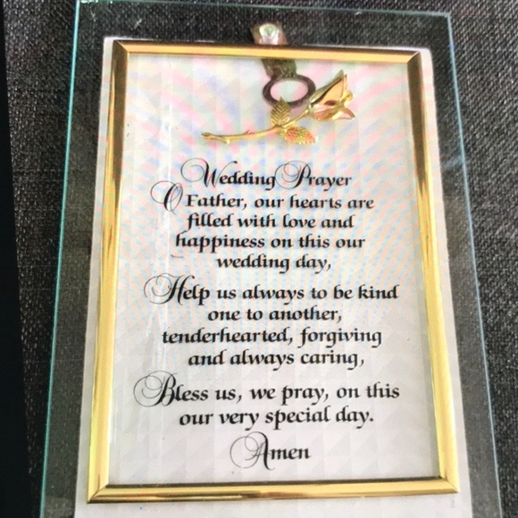Other - Beautiful WEDDING PRAYER plaque❤️